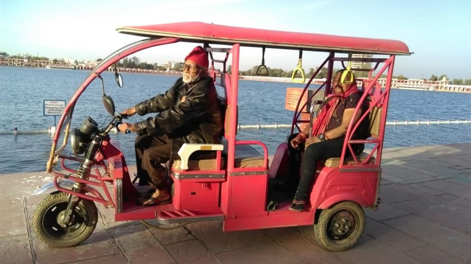 Photo of Pan India Road trip on bike at 77, this elderly couple are giving couple goals 7/8 by Mastane Musafir