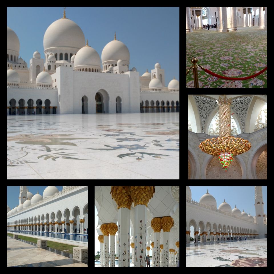 Photo of Grand Mosque Abu Dhabi - Abu Dhabi - Al Ain Road - Abu Dhabi - United Arab Emirates by Arushi Agrawal