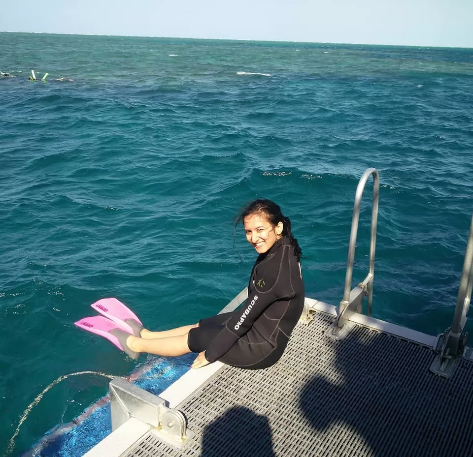 Photo of Hardy Reef, Australia by Sandhya Vasudeva Rao