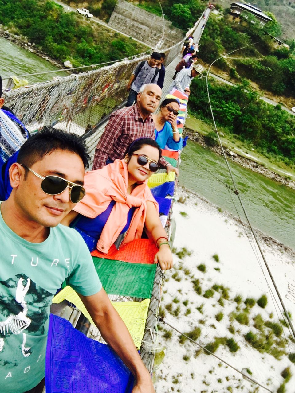 Photo of Punakha Suspension Bridge, Punakha, Bhutan by Rittika