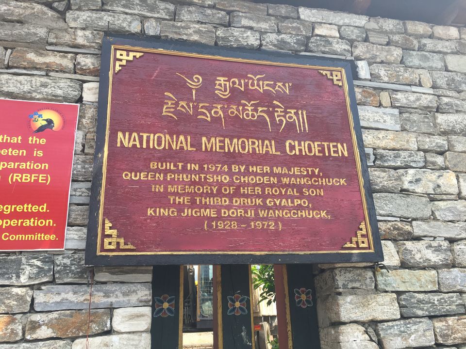 Photo of Memorial Chorten, Chhoten Lam, Thimphu, Bhutan by Rittika