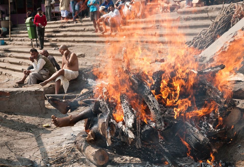Photo of Manikarnika Ghat, Varanasi, Uttar Pradesh, India by Rahul