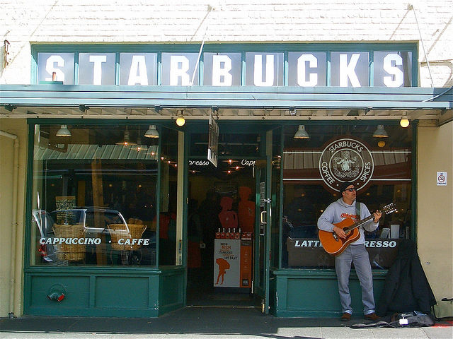 Photo of Starbucks, Pike Place, Seattle, WA, United States by Rahul