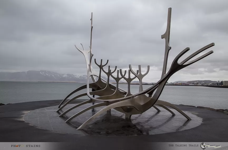 Photo of Sun Voyager, Sculpture & Shore Walk, Reykjavík, Iceland by Kanika Kalia