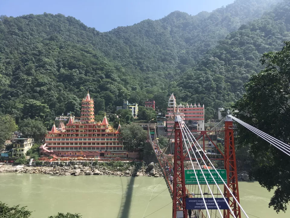 Photo of Laxman Jhula Bridge, Laxman Jhula, Rishikesh, Uttarakhand, India by sujald