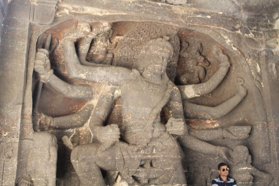 Photo of Ellora Caves, Verul, Maharashtra, India by Manju Gawde