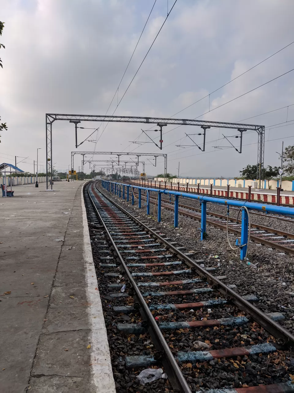 Photo of Krishna Station Road, Hindupur, Telangana, India by Offbeat Voyagers