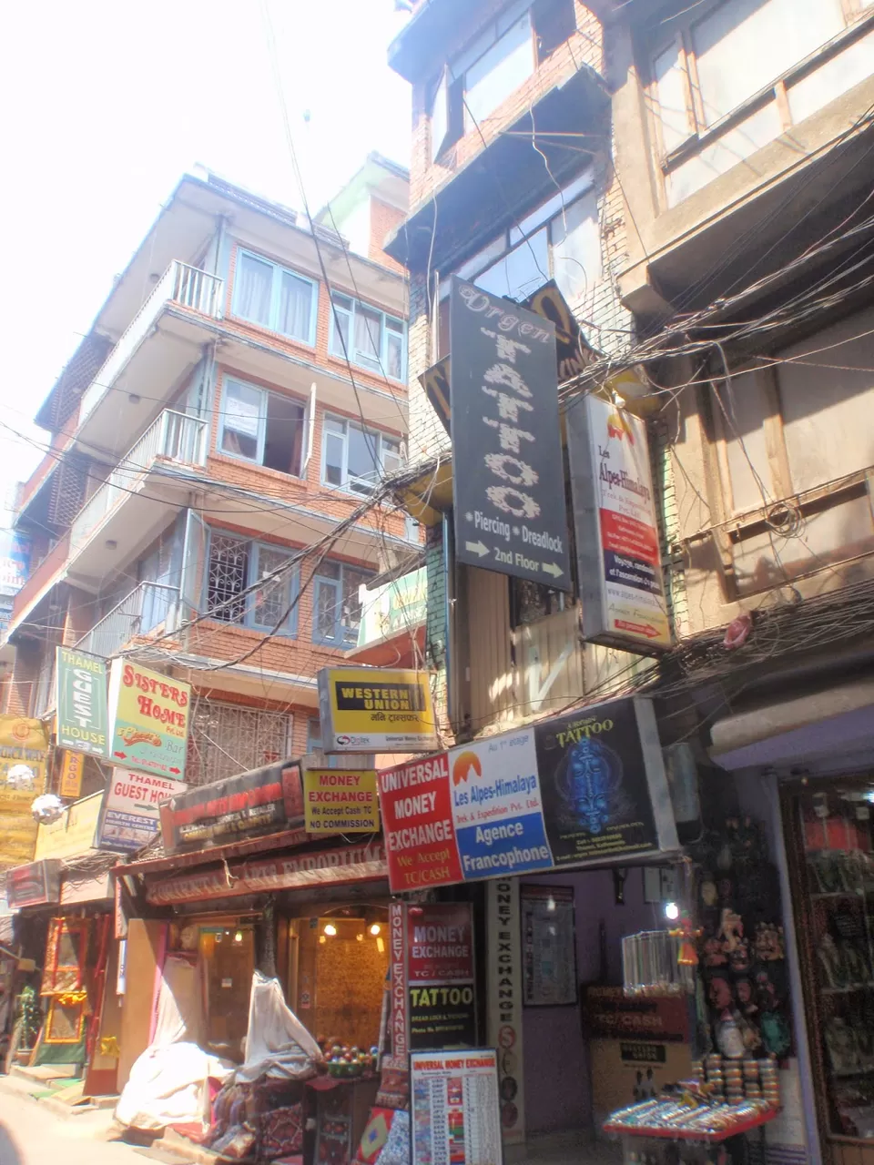 Photo of Thamel Road, Kathmandu, Central Region, Nepal by Kahleel