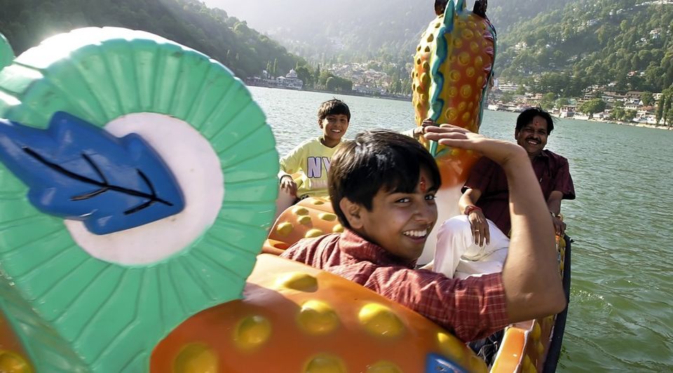 Photo of BEING SILLY ON NAINITAL LAKE by Stino
