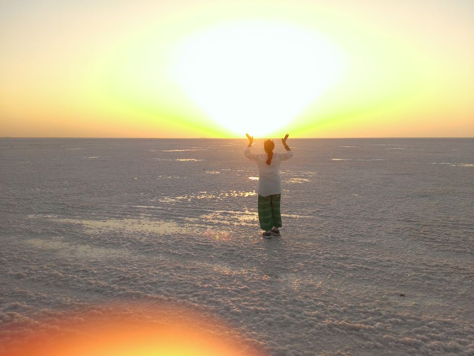 Photo of At the white salt desert ..banjara style by Soma Majumdar