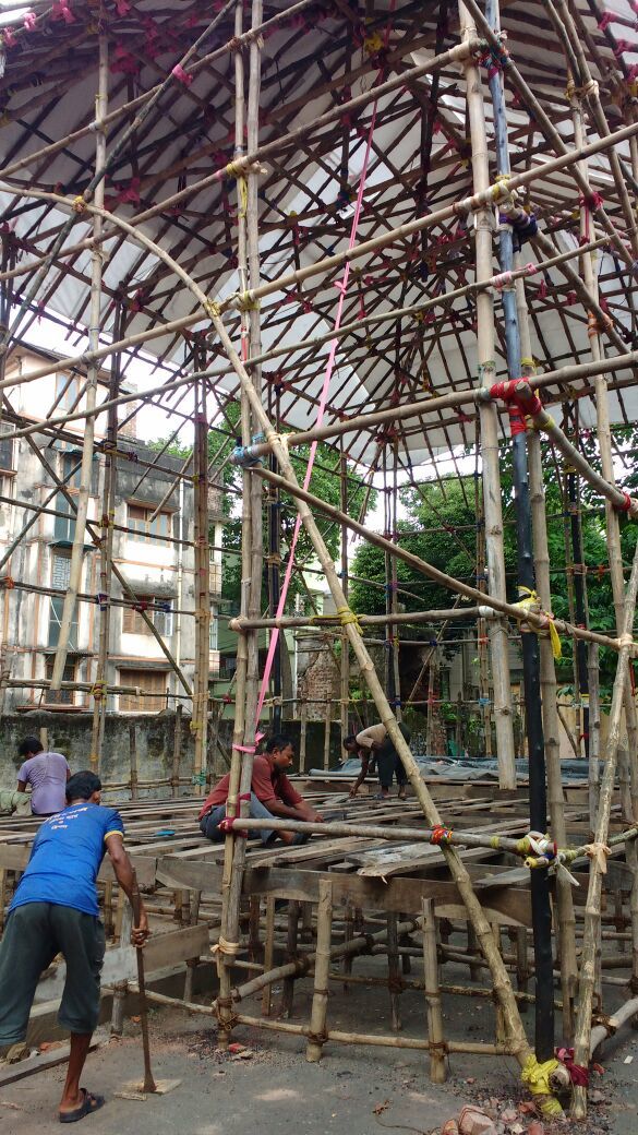 Photo of Kolkata during Durga Puja......The Prelude by Soma Majumdar