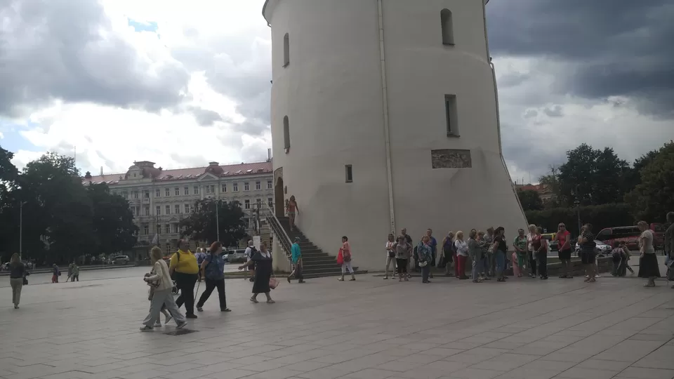 Photo of Bell Tower of Vilnius Cathedral, Cathedral Clock Tower, Šventaragio gatvė, Vilnius, Lithuania by Soma Majumdar