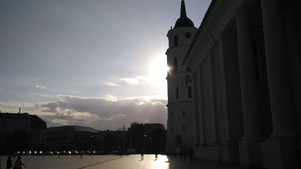 Photo of Cathedral Clock Tower, Vilnius, Lithuania by Soma Majumdar