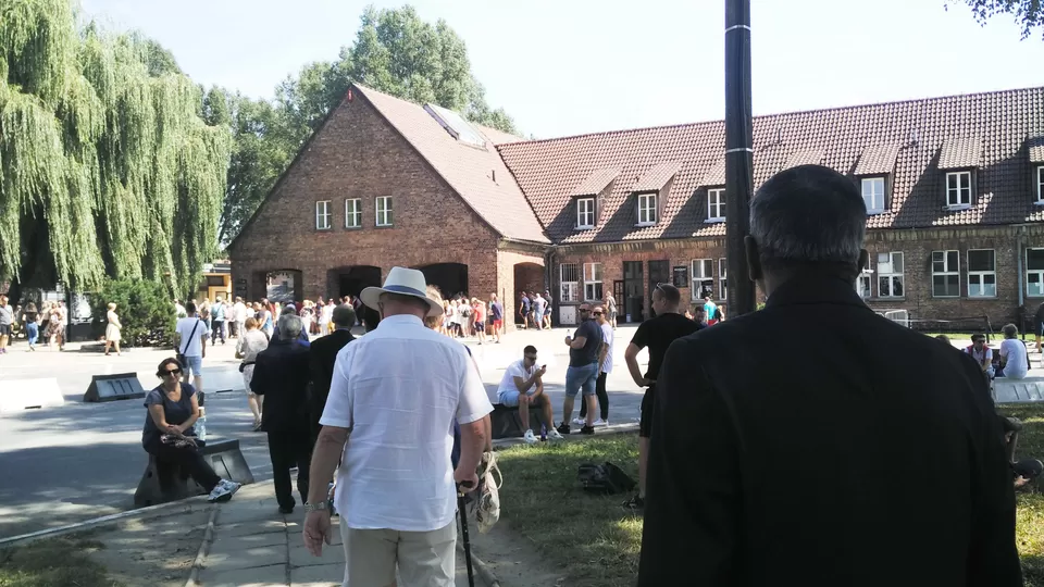 Photo of Auschwitz Historical Gate, Oswiecim, Poland by Soma Majumdar