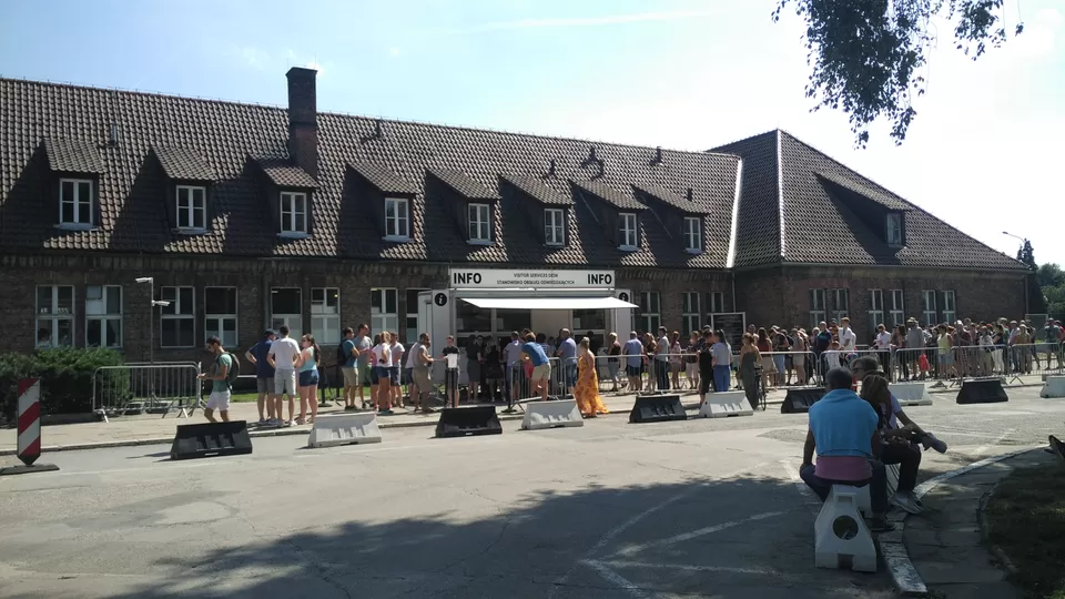 Photo of Auschwitz Historical Gate, Oswiecim, Poland by Soma Majumdar