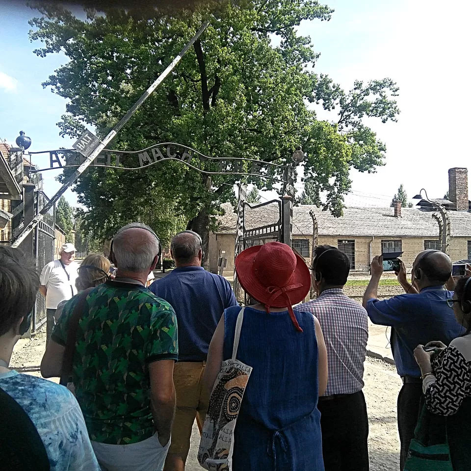 Photo of Auschwitz Historical Gate, Oswiecim, Poland by Soma Majumdar