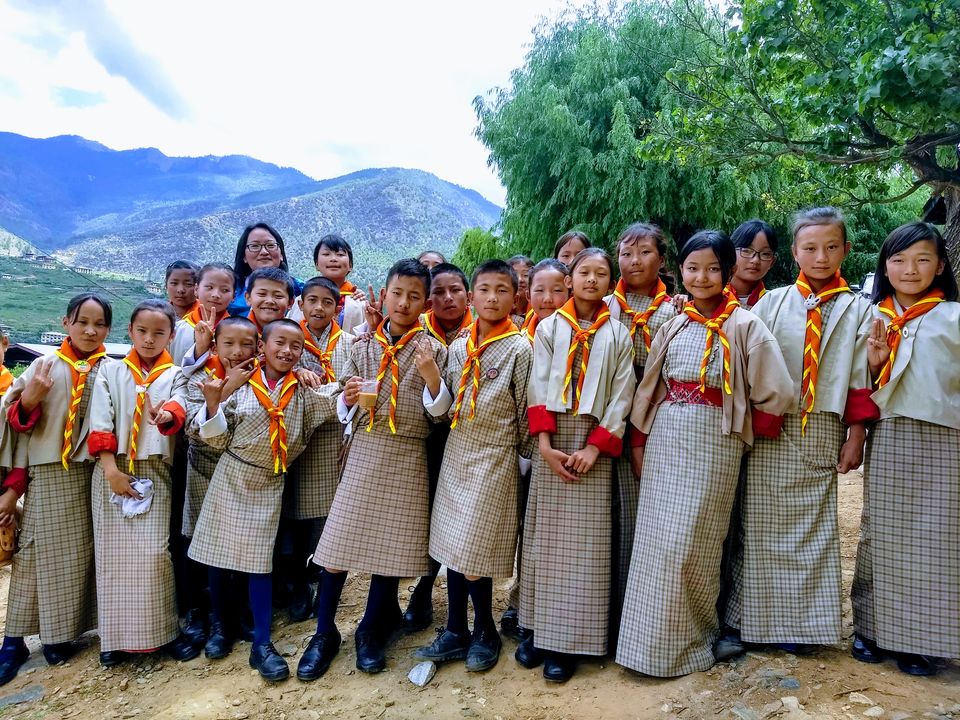 Photo of Bhutan: Let's Swipe a Smile Clean off Carbon 2/11 by Saheli Bera