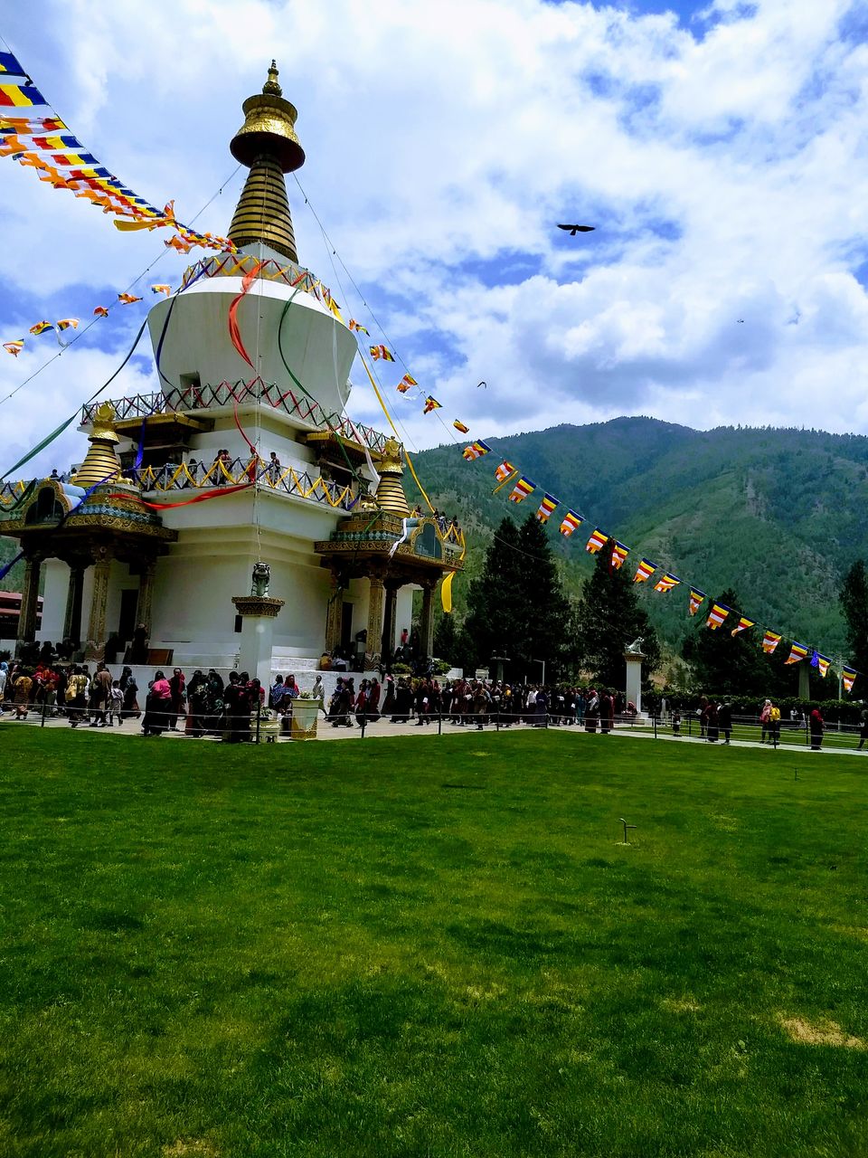 Photo of Memorial Chorten, Chhoten Lam, Thimphu, Bhutan by Saheli Bera