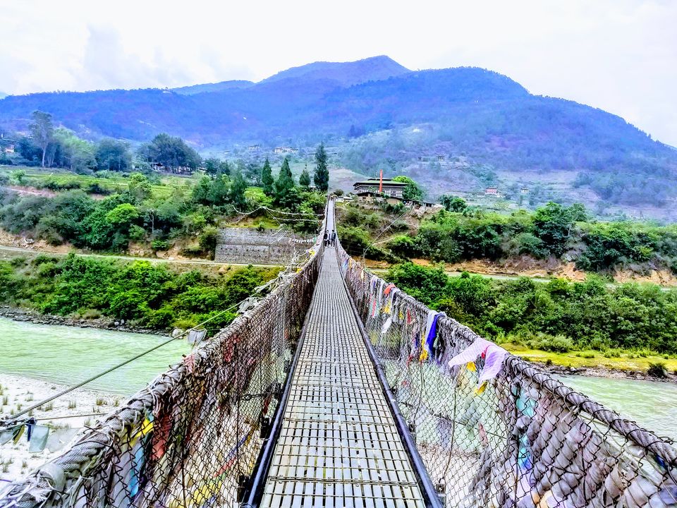 Photo of Punakha Suspension Bridge, Punakha, Bhutan by Saheli Bera
