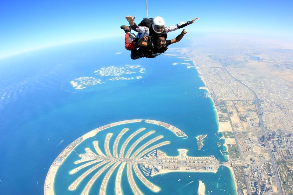 Skydive Dubai Пальма