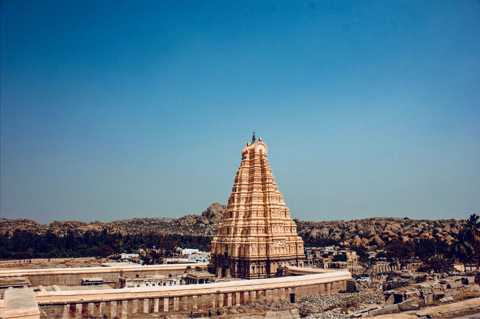 Photo of Virupaksha Temple, Hampi, River Road, Hampi, Karnataka, India by Yellowhighways