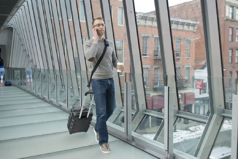 Photo of Introduces "hands-free" and “anti-theft” travel for wheeled carryon bags with unique RetraStrap 1/2 by Denim Saqut
