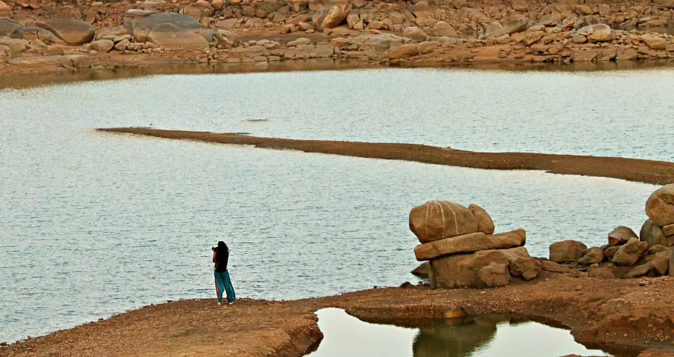 Photo of Sanapur Lake, Sanapur, Karnataka, India by Pranab