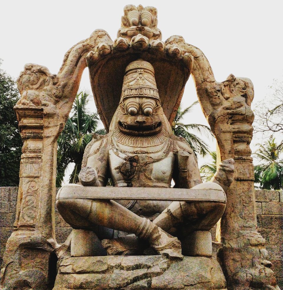 Photo of Ugra Narasimha Temple, Hampi, Karnataka, India by Prasad Nakhawa