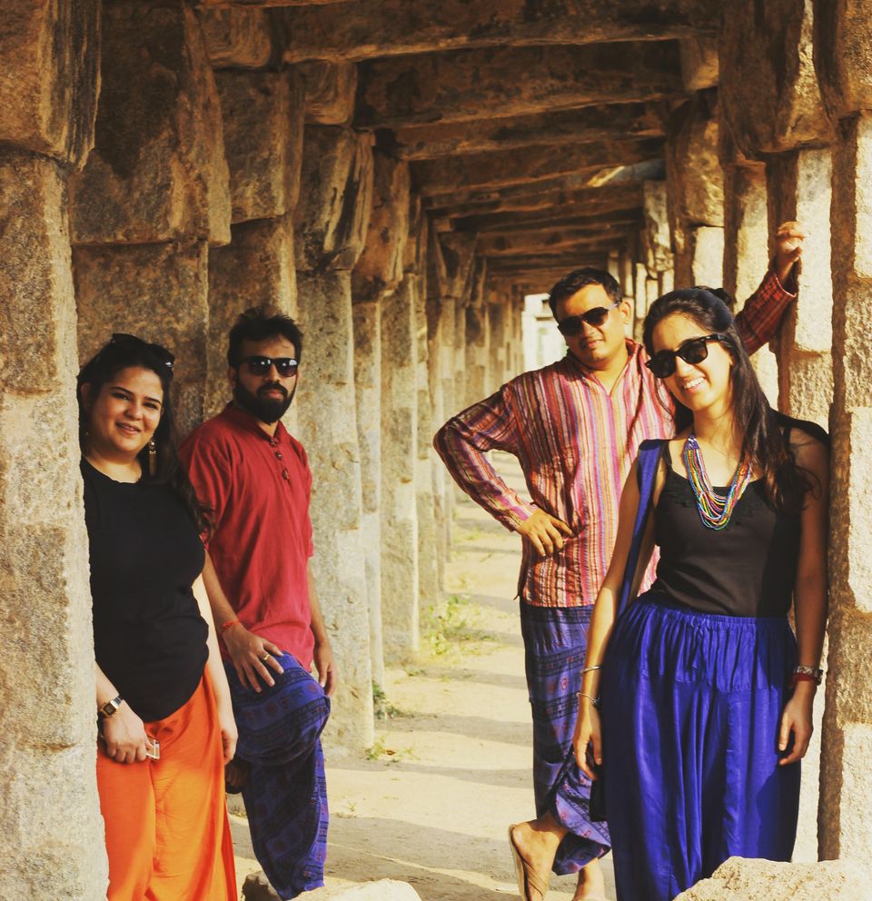Photo of Krishna Temple Market Road, Hampi, Karnataka, India by Prasad Nakhawa