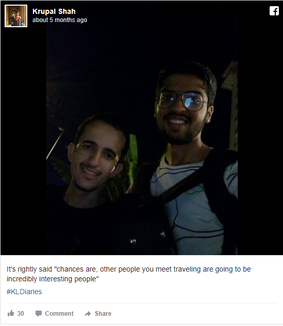 Photo of Backpacking to Malaysia- My first solo international trip with my CA internship stipend :P by Krupal Shah