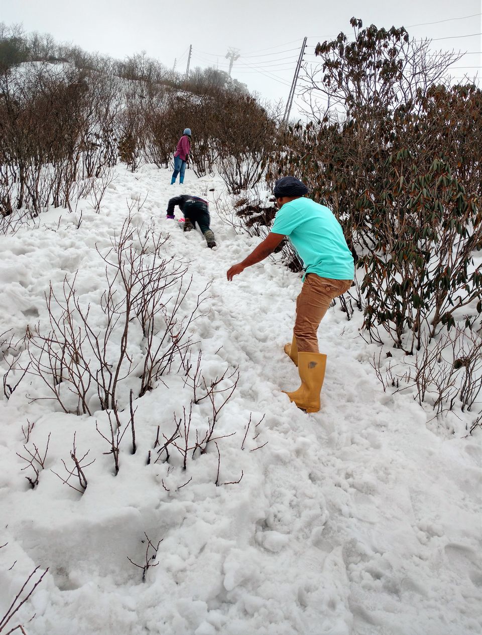 Photo of Bad weather can give you great memories: My first snow experience at Tsongmo Lake! #photosofsnow 6/16 by Marsha Das