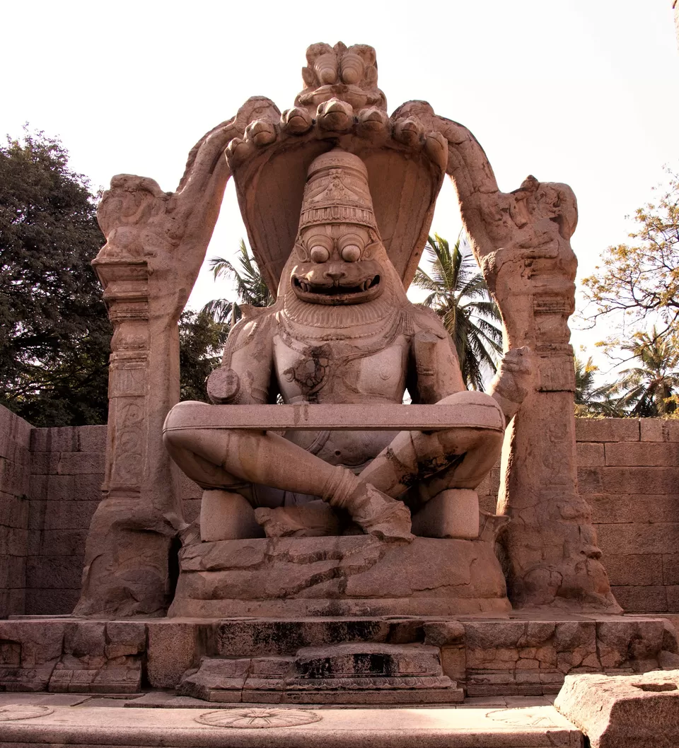 Photo of Narasimha Shrine, Hampi, Karnataka, India by Marsha Das