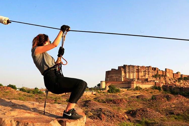 Photo of Flying Fox Jodhpur, Mehrangarh Fort, Fateh Pol Road, Sodagaran Mohalla, Jodhpur, Rajasthan, India by Priya Pareek