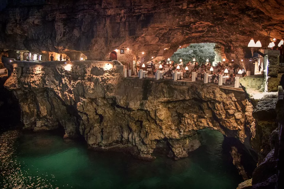 Photo of Grotta Palazzese, Via Narciso, Polignano a Mare, Metropolitan City of Bari, Italy by Priya Pareek