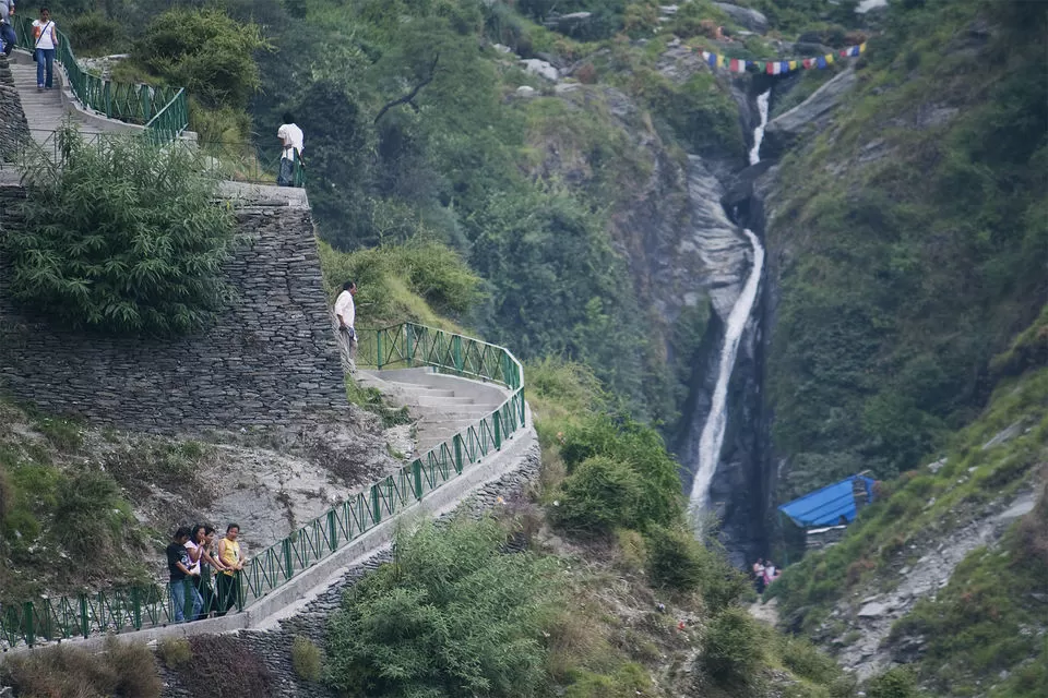 Photo of Bhagsu Falls., Trail to Shri Gunna Devi Mandir, Dharamshala, Himachal Pradesh, India by Priya Pareek
