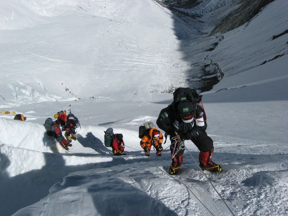 Photo of 77 Indian Hikers On Their Way To Mount Everest Peak by Priya Pareek