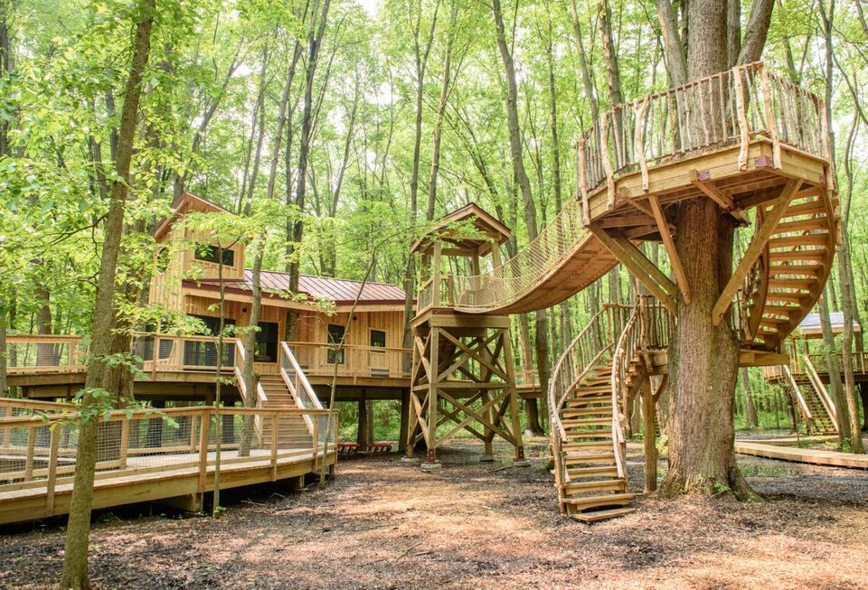 Photo of Soon, You Will Be Able to Sleep Amid Trees in Ohio Treehouse Village by Priya Pareek
