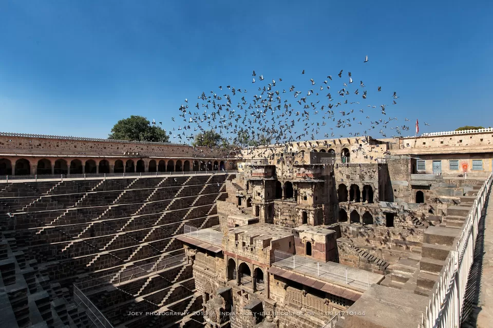 Photo of Chand Baori Step Well, Bandikui, Rajasthan, India by Priya Pareek