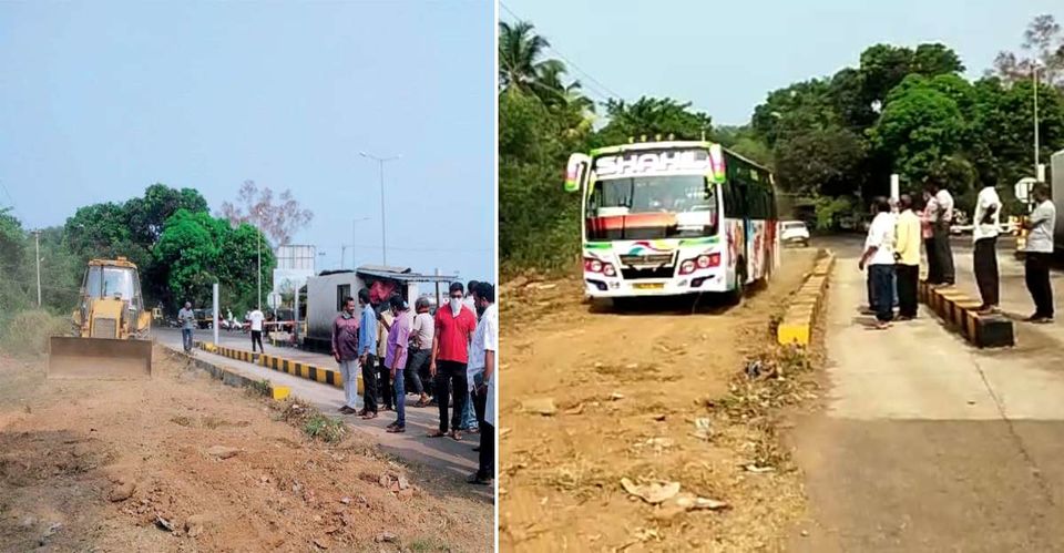 Photo of Angry With Toll, Karnataka Villagers Use Bulldozer to Build Road Parallel to Highway by Priya Pareek