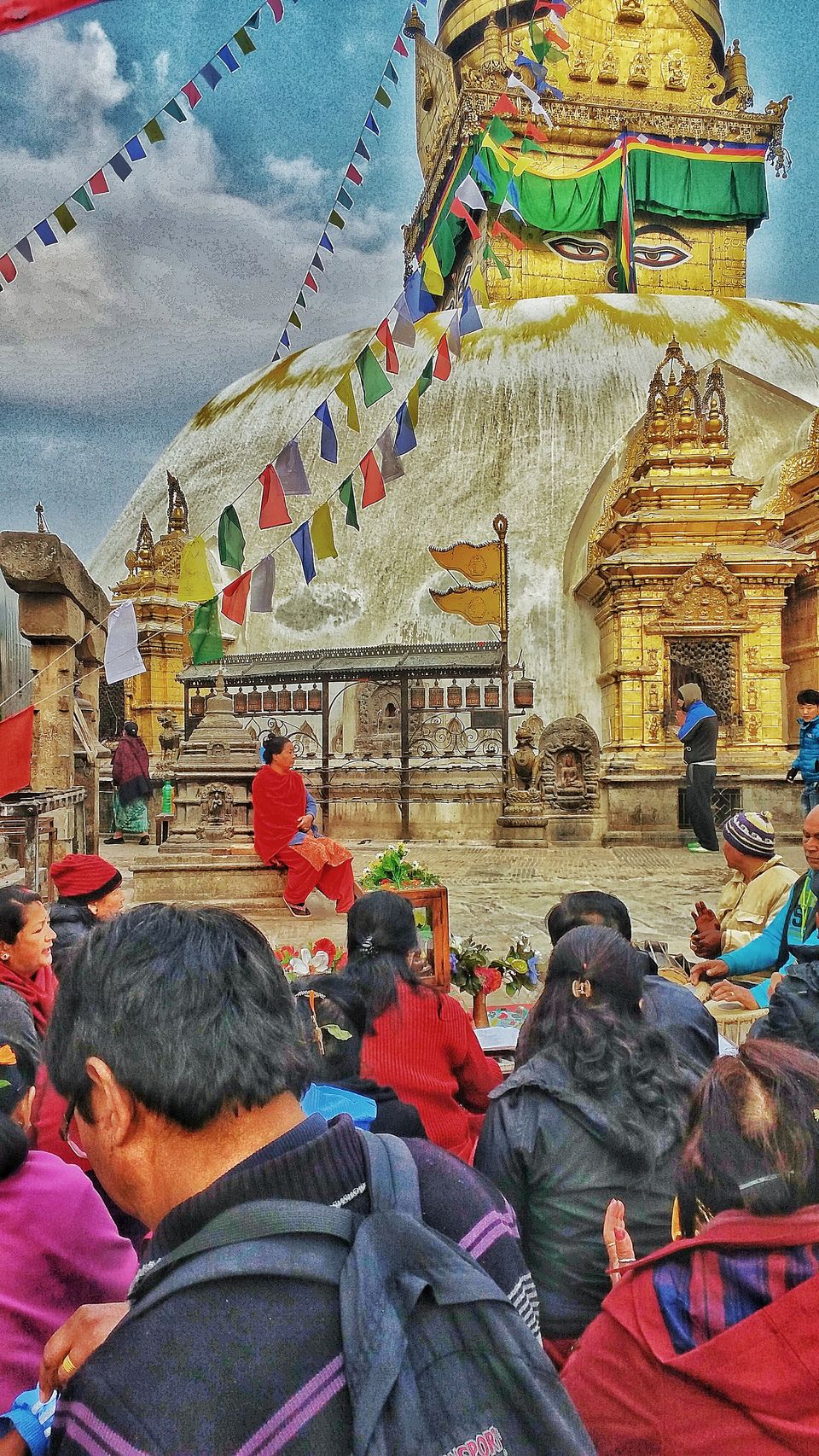 Photo of A morning in swayambhunath temple 12/14 by Utpal Chakravarty