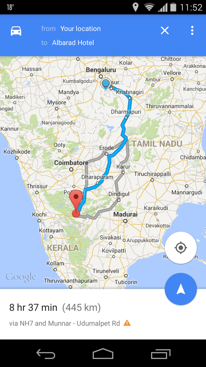 Photo of My first 1000+ kms trip - (Bangalore - Munnar - Kodaikanal - Bangalore) by Mayukh Nandi