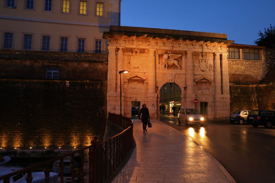 Photo of Old Town Square, Zeleni trg, Zadar, Croatia by Sagarika Mohanty