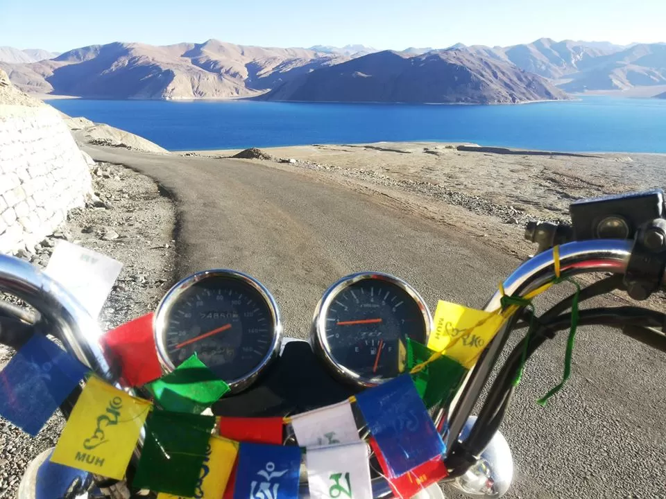 Photo of Pangong Tso by Abhinav Sharma