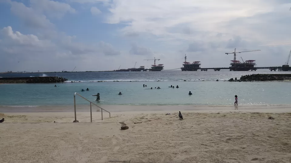 Photo of Artificial Beach, Malé, Maldives by Amrita Banerjee