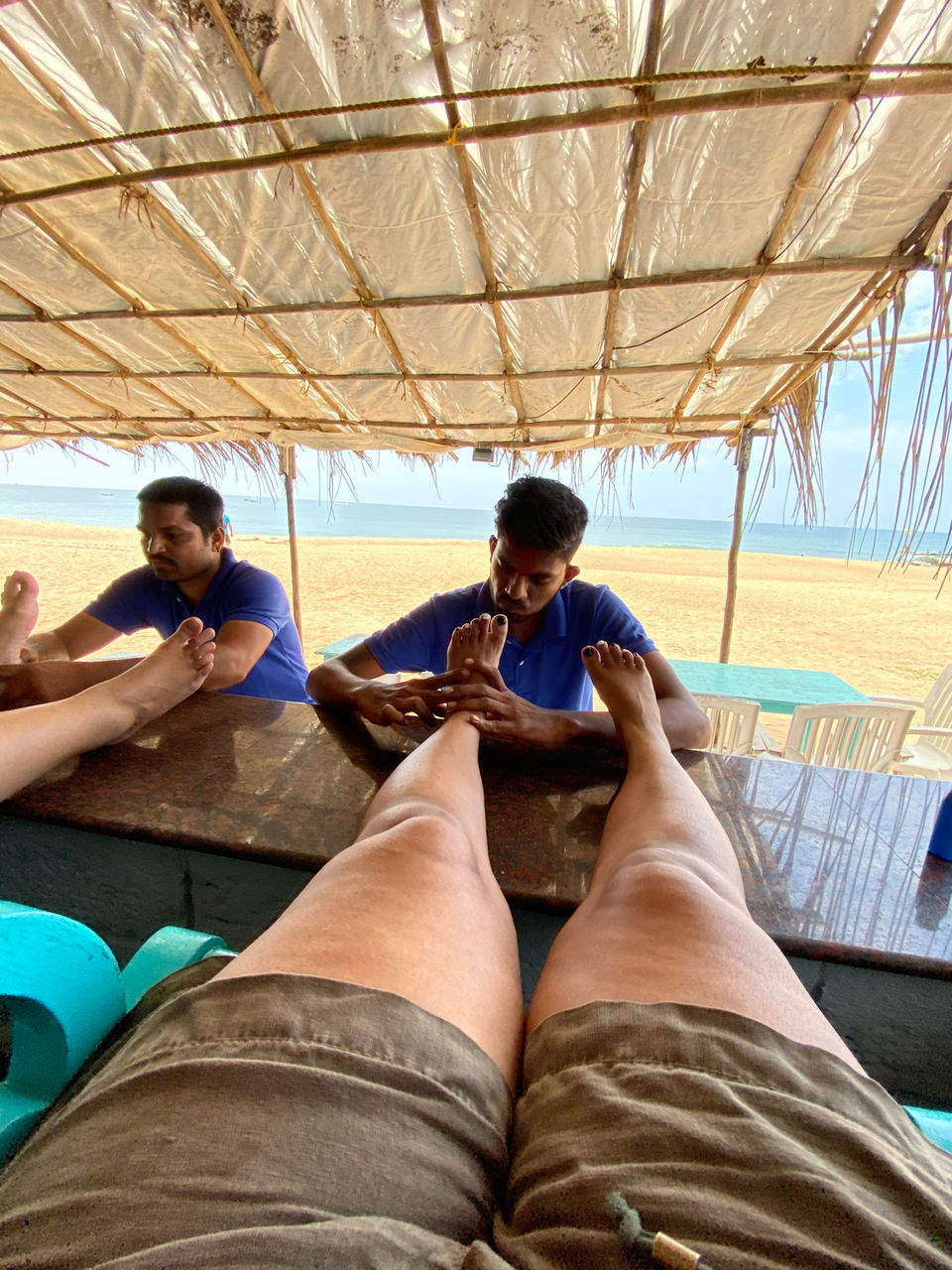 Photo of Flying Dolphin beach side cafe with bar and tapas, Gauravaddo, Calangute, Goa, India by Divya Nayak