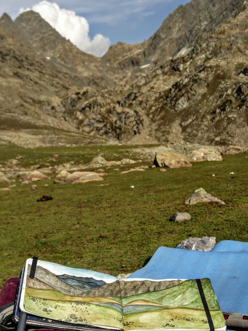 Photo of Satsar Lake by Susan Halfhide
