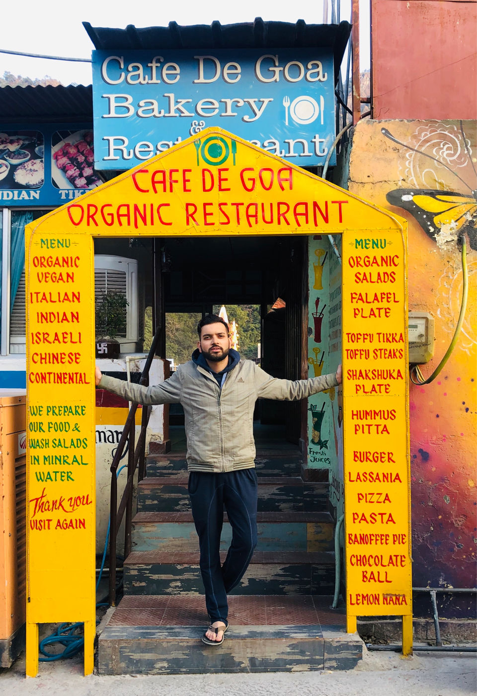 Photo of Cafe De Goa, Laxman Jhula Road, Tapovan, Jonk, Uttarakhand, India by NJ Vlogger