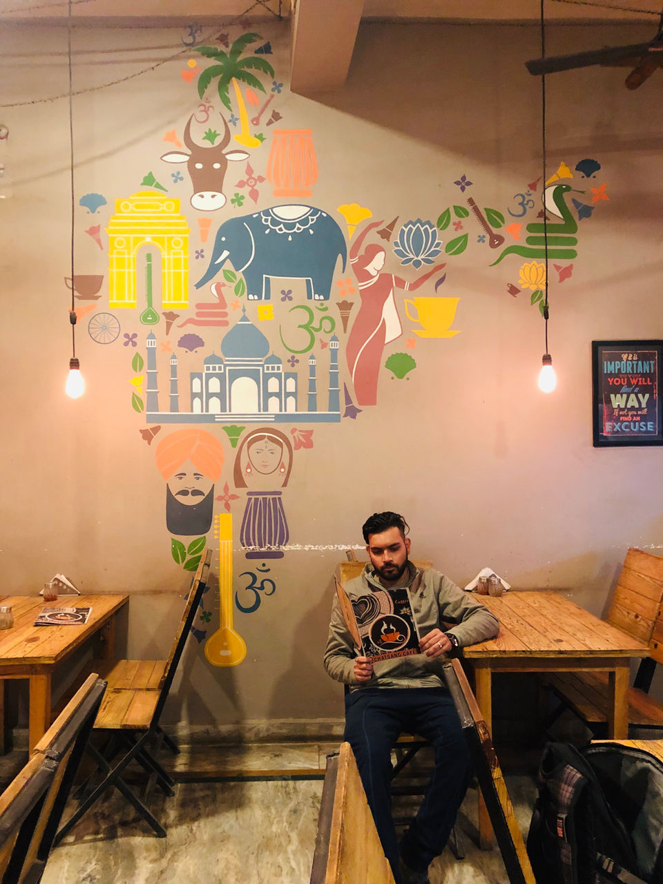 Photo of Chat Sang Cafe, Laxman Jhula, Rishikesh, Uttarakhand, India by NJ Vlogger