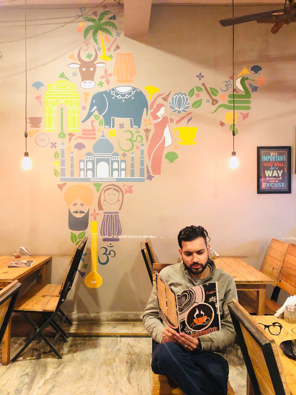 Photo of Chat Sang Cafe, Laxman Jhula, Rishikesh, Uttarakhand, India by NJ Vlogger