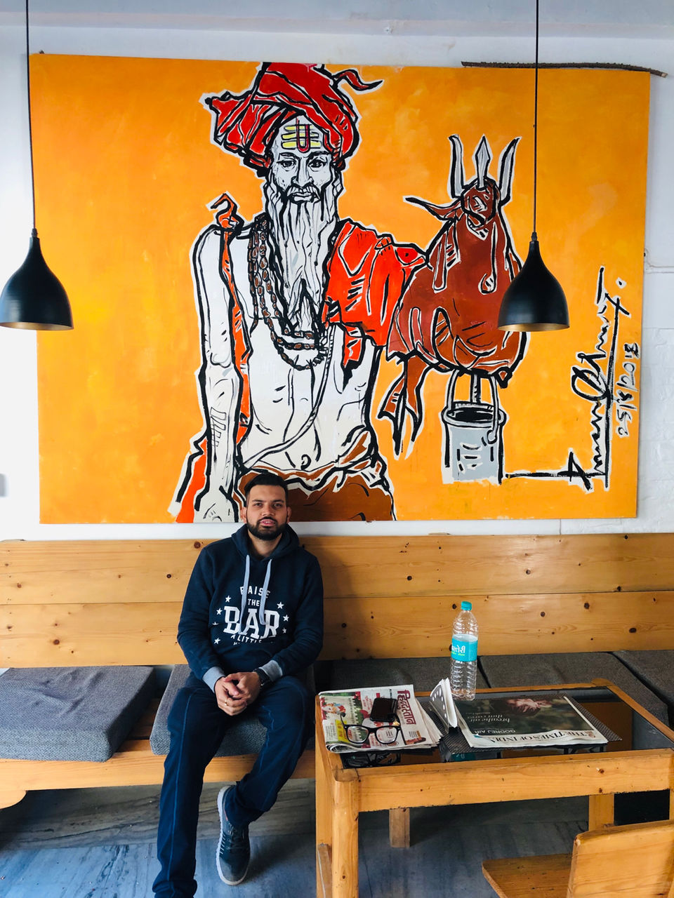 Photo of Ganga View Cafe, Swarg Ashram, Rishikesh, Uttarakhand, India by NJ Vlogger